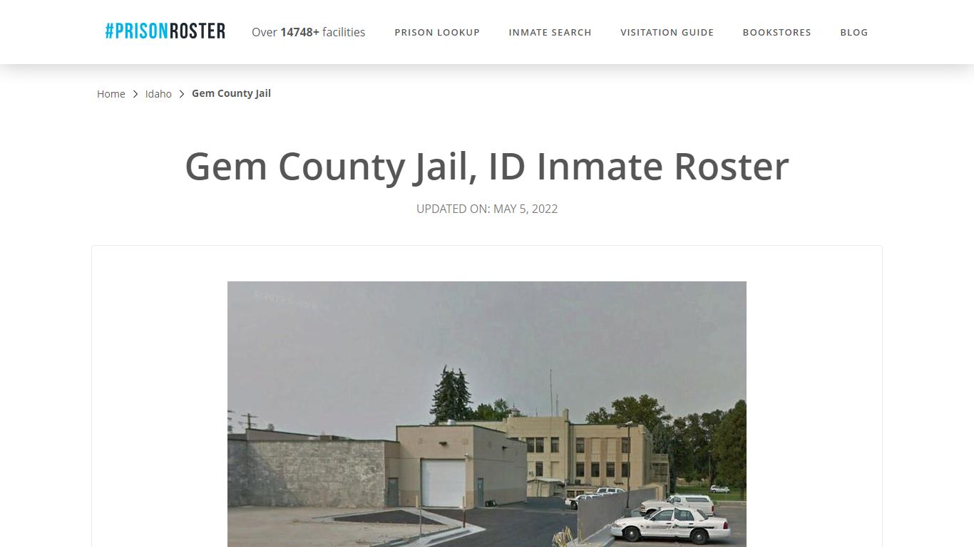 Gem County Jail, ID Inmate Roster