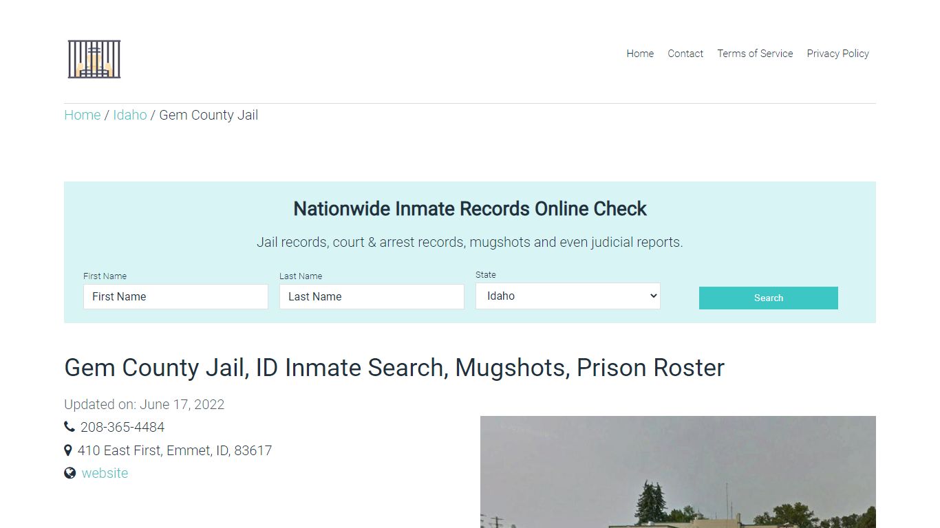 Gem County Jail, ID Inmate Search, Mugshots, Prison Roster ...